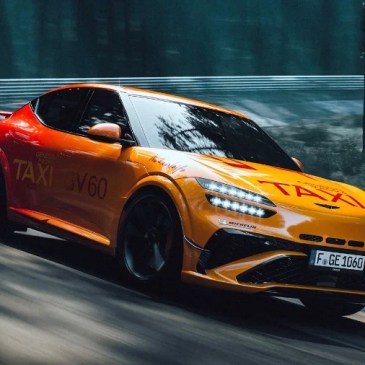 Genesis GV60 Magma è il nuovo taxi che vi porta intorno al Nürburgring