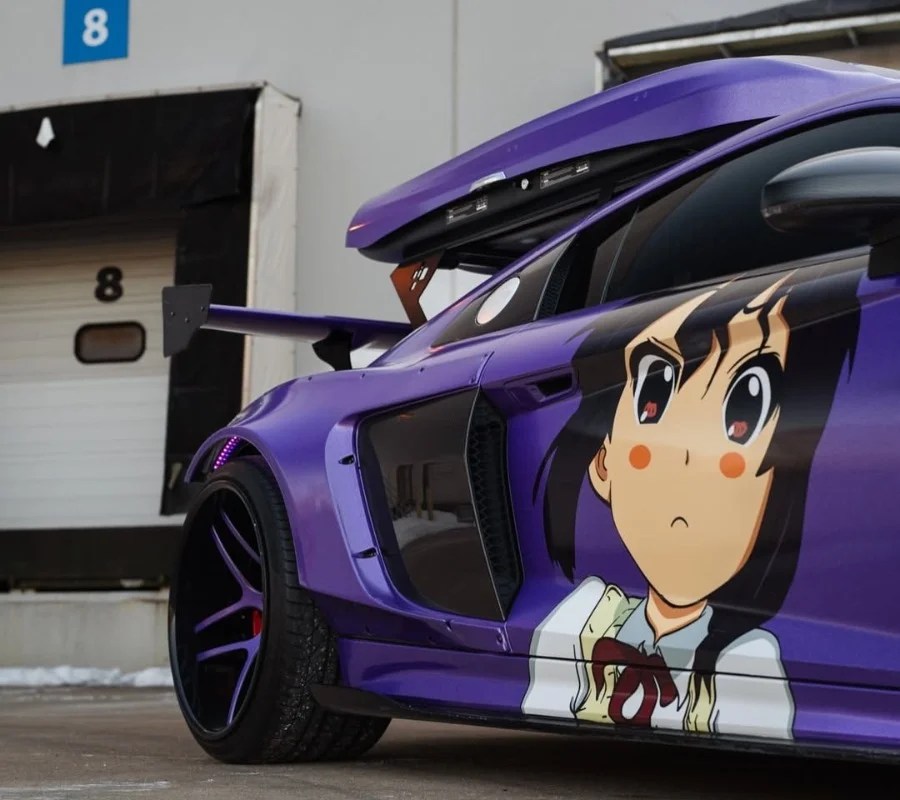Il rapper Lil Uzi Vert gira con un’Audi R8 ispirata agli anime