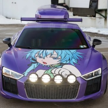 Il rapper Lil Uzi Vert gira con un’Audi R8 ispirata agli anime
