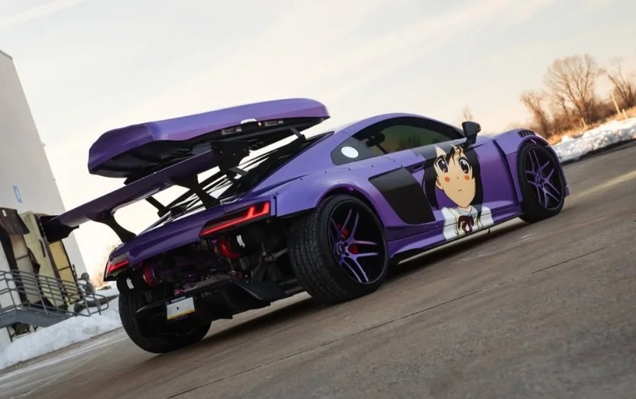 Il rapper Lil Uzi Vert gira con un’Audi R8 ispirata agli anime