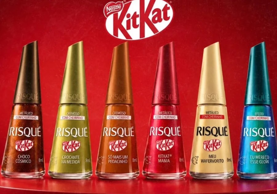 KitKat si è messa a fare smalti per le unghie