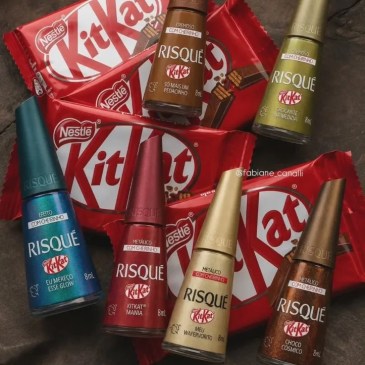 KitKat si è messa a fare smalti per le unghie