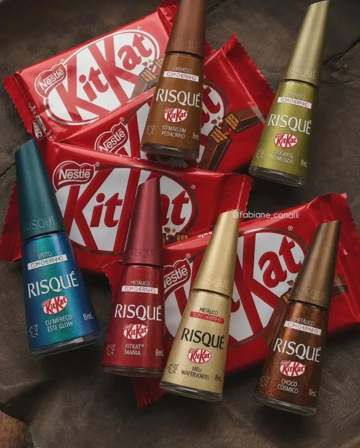 KitKat si è messa a fare smalti per le unghie