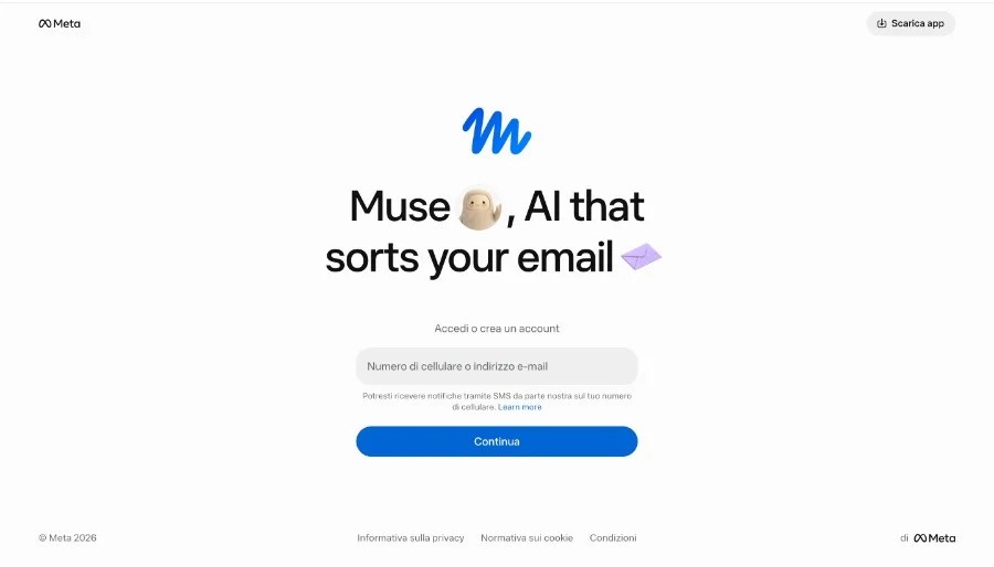 Muse, l'assistente IA di Meta, adesso ha la propria app